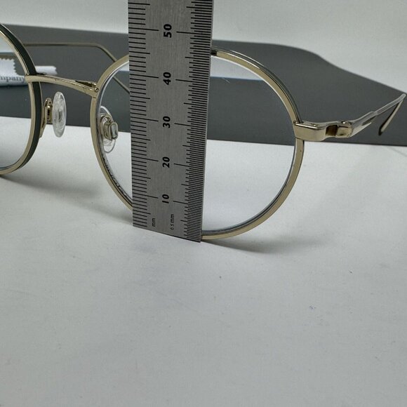 warby parker garrison m 1709 Polished Gold Ivy Round Eyeglasses Frames 50-19 140 - Picture 13 of 15
